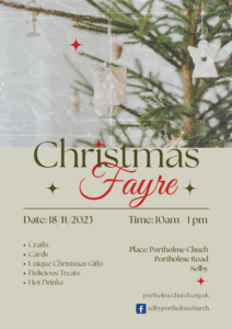 Christmas Fayre 2023 - Poster